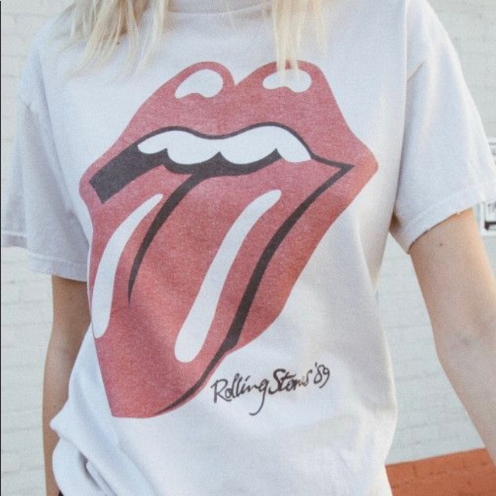 brandy melville rolling stones graphic